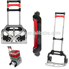 Foldable aluminum shopping cart trolley